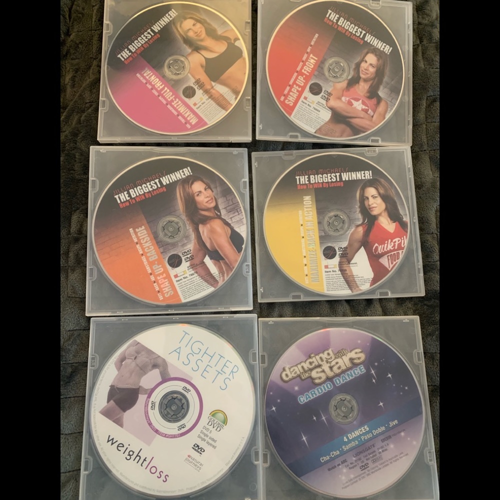Assorted workout dvds